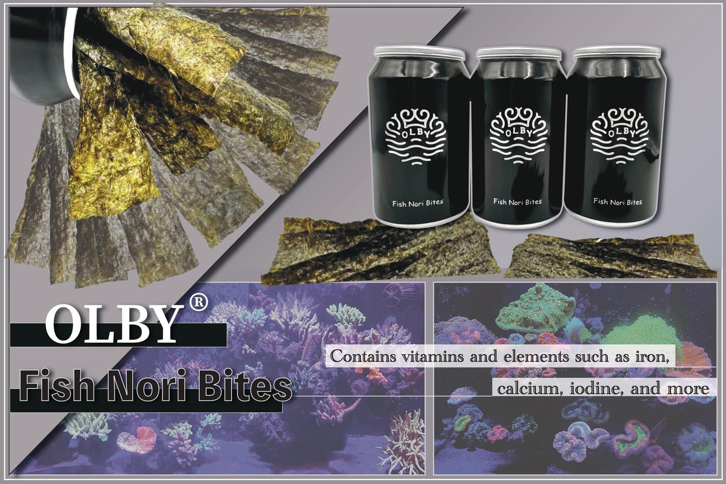 【 魚的海苔脆片】Fish Nori Bites