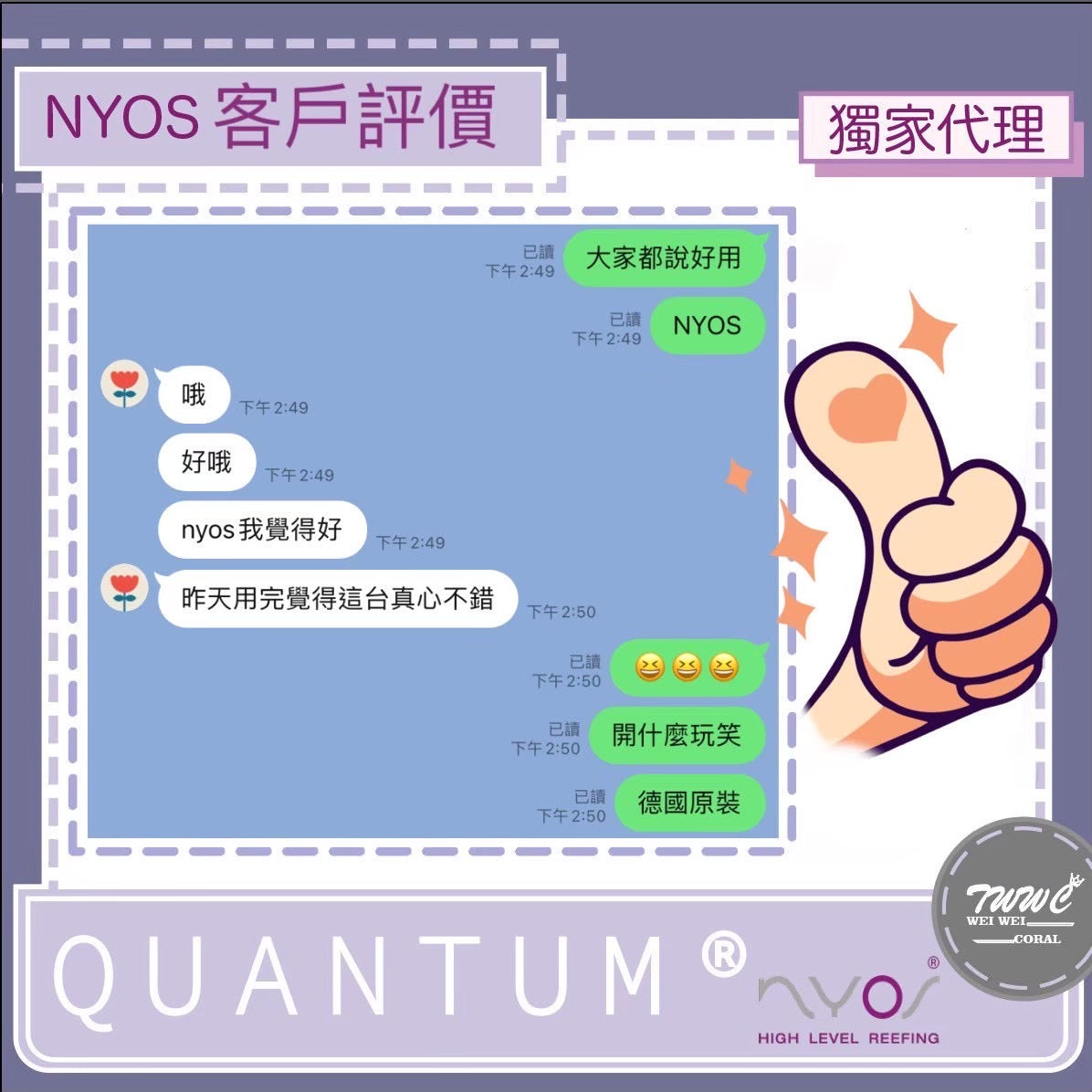 NYOS® QUANTUM® 
高效能蛋白機