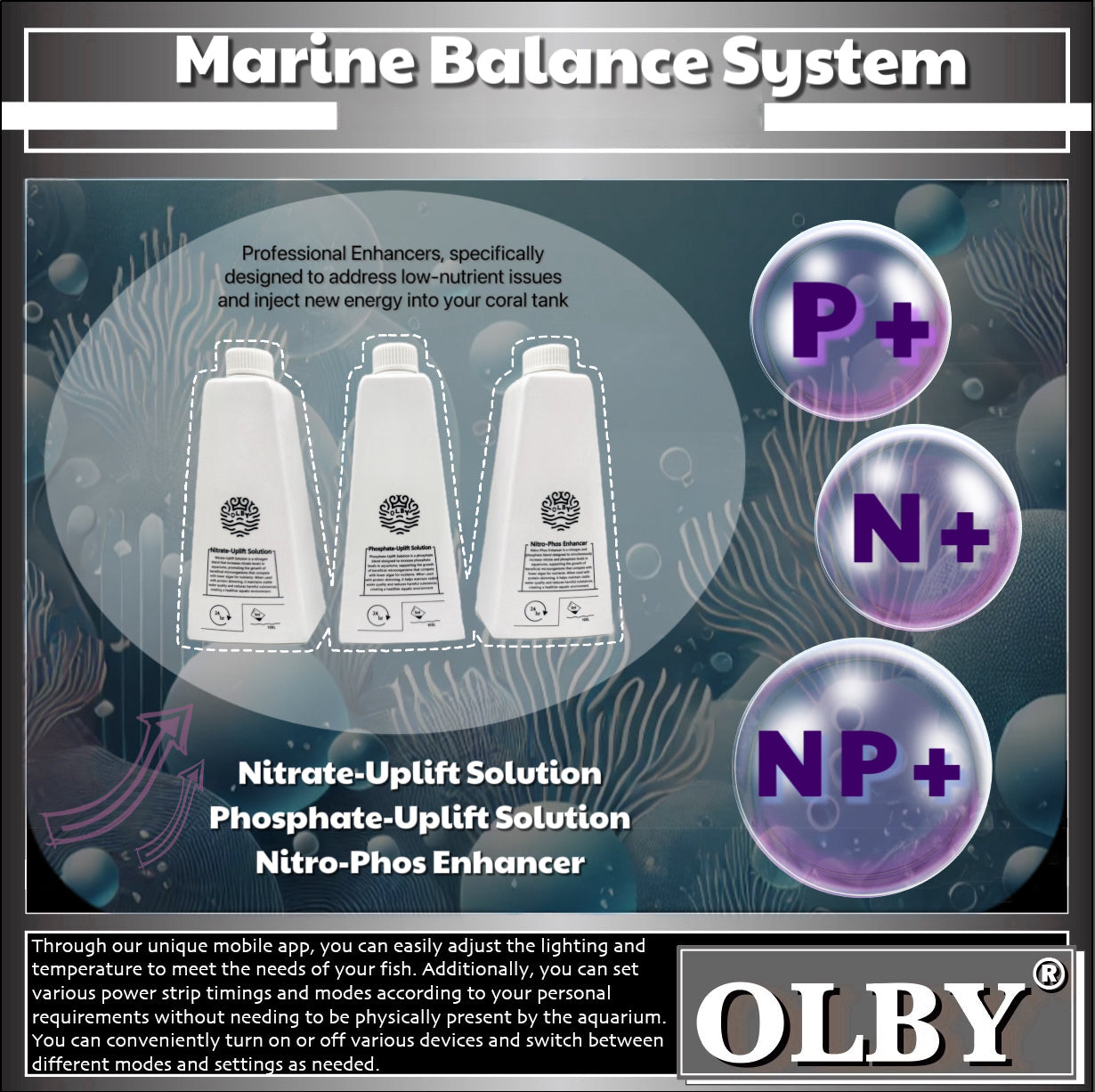 【P+ N+ NP+ 專為解決低營養問題 】Marine Balance System