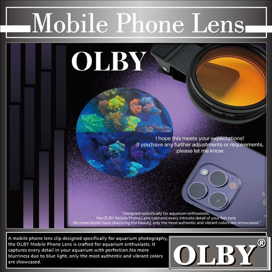 【海水缸拍攝手機濾鏡夾】Mobile Phone Lens
